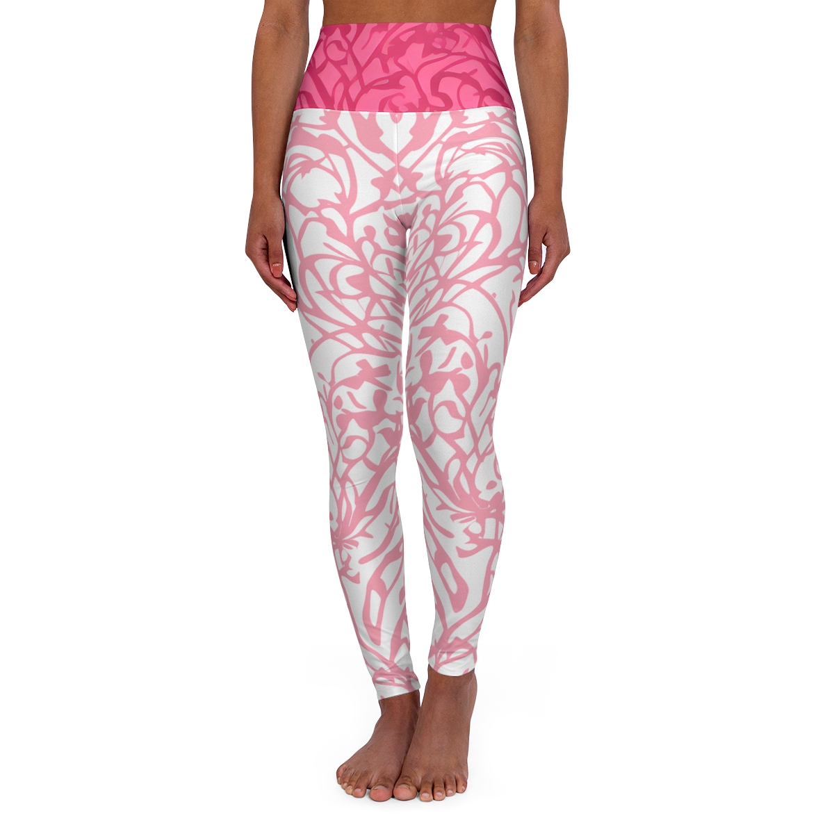 Blush on Pink: High Waisted Yoga Leggings product thumbnail image