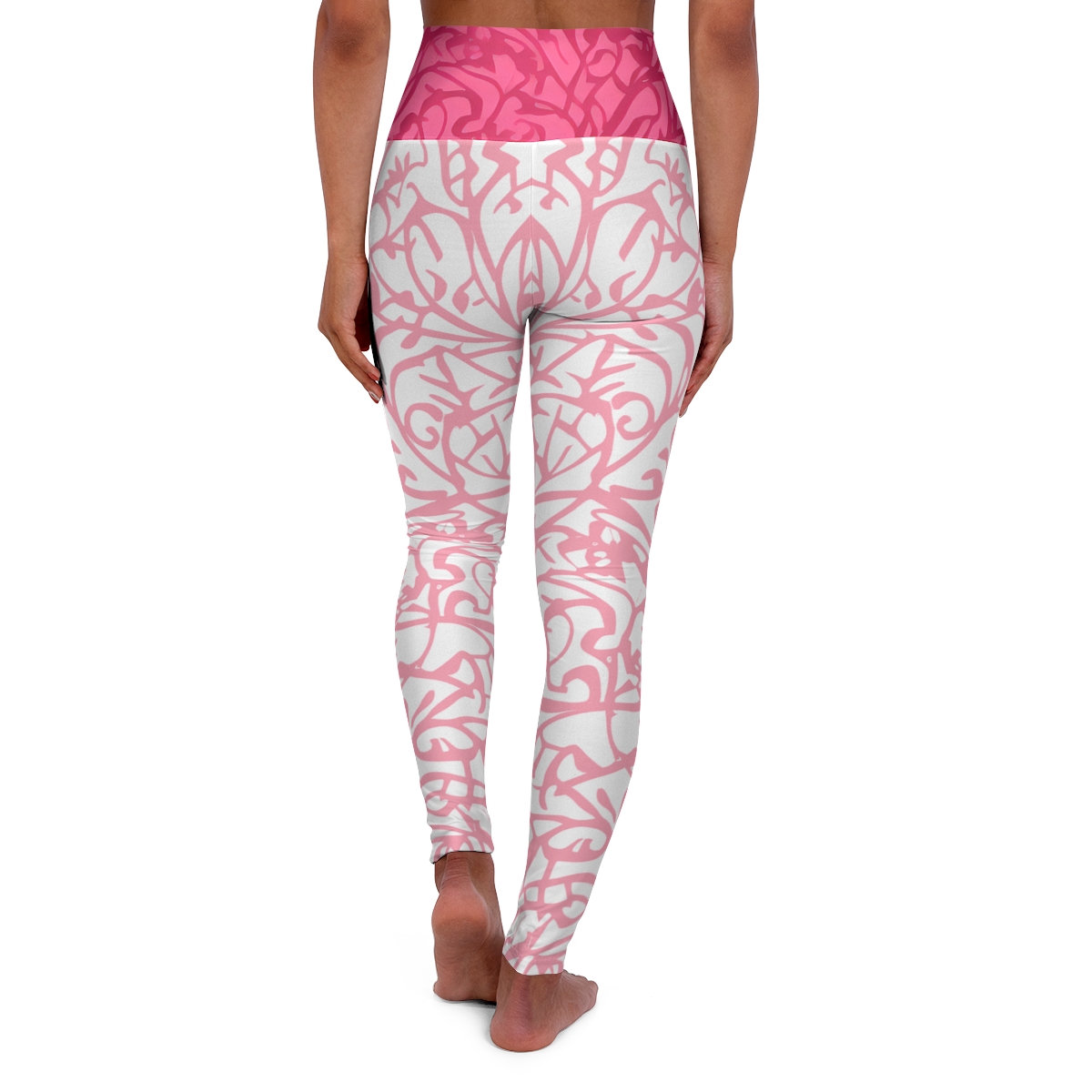 Blush on Pink: High Waisted Yoga Leggings product thumbnail image