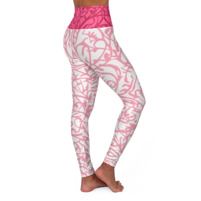 Blush on Pink: High Waisted Yoga Leggings