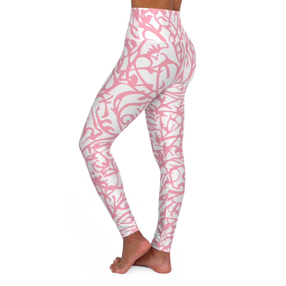 Pink on Pink: High Waisted Yoga Leggings product thumbnail image