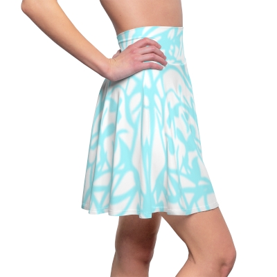 Sylph Blue: Women's Skater Skirt