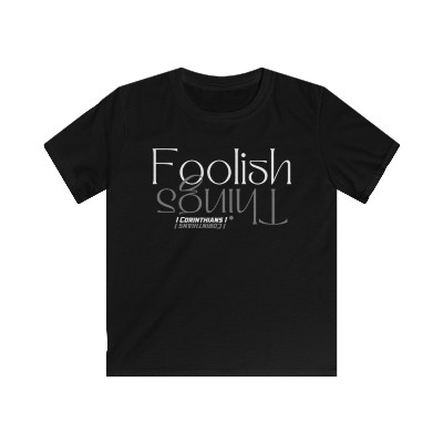 Kids Softstyle Foolish Things Mirror T-Shirt