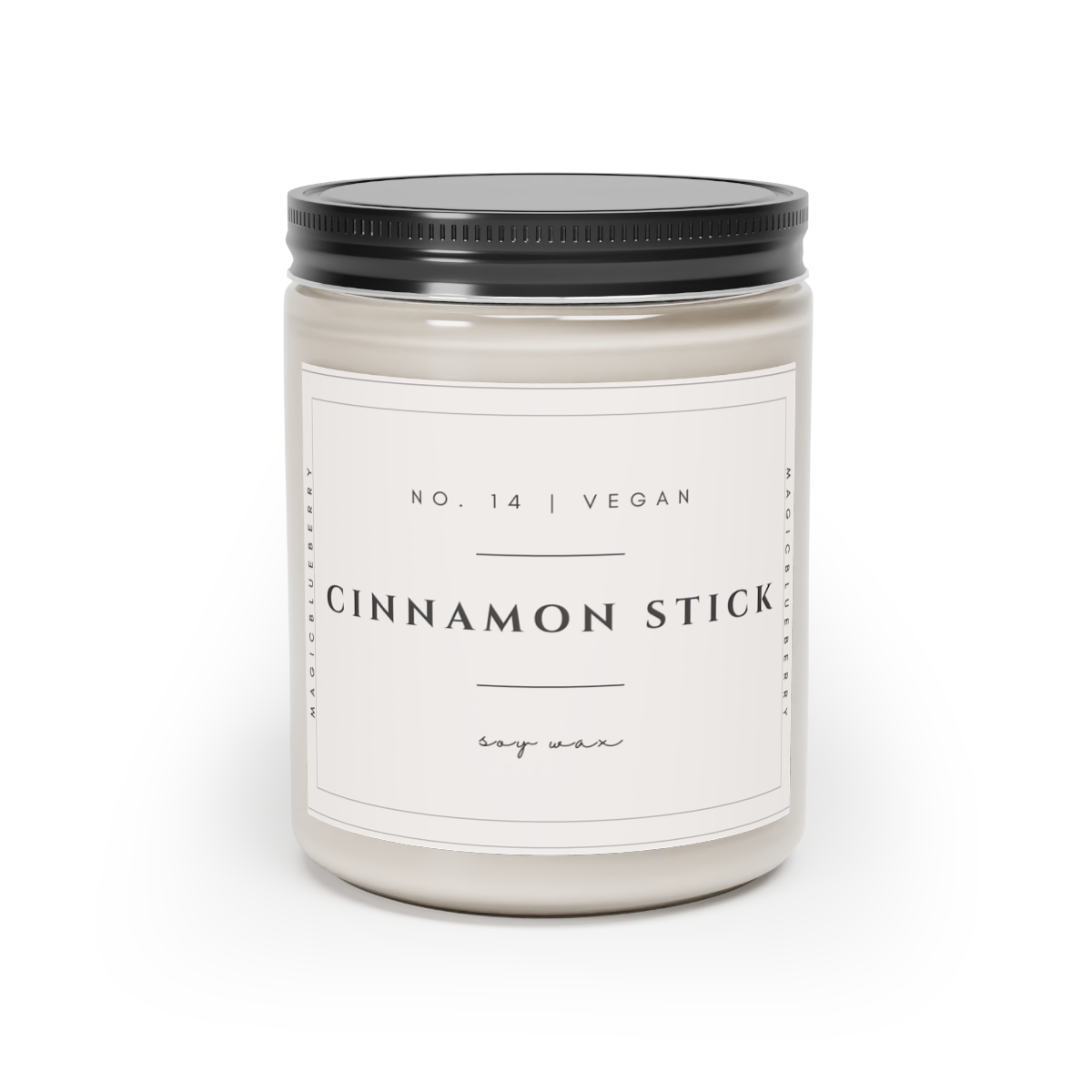 Cinnamon Stick - Scented Vegan Soy Wax Candles, Clear Jar Candle, Spell Candles, Sassy Candle, Vegan Candle, Cotton Wick Candle product thumbnail image