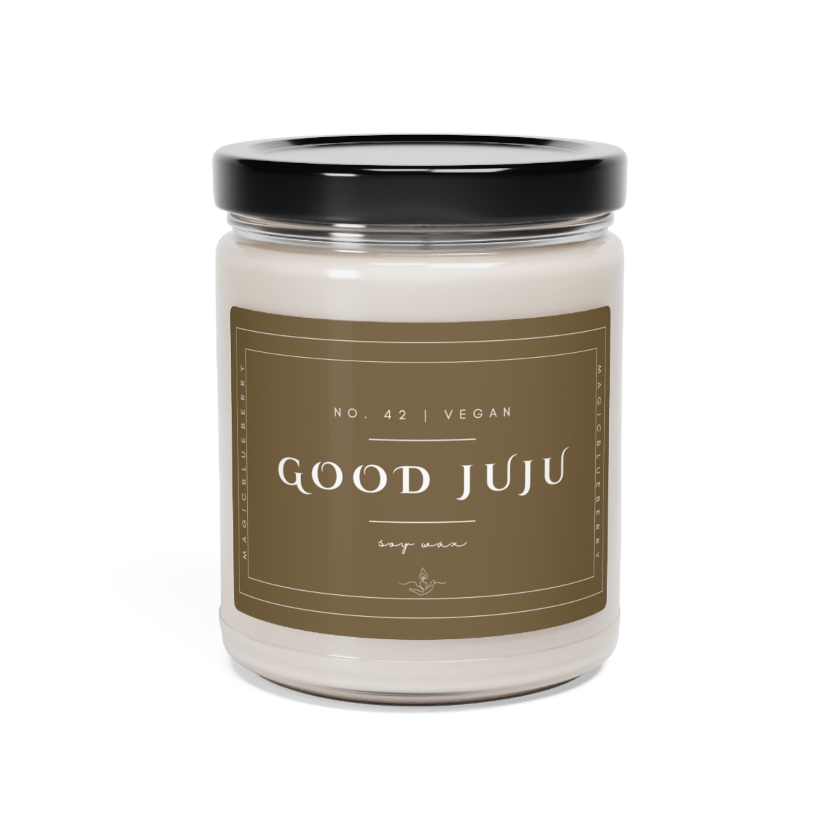 Good Juju, Scented Vegan Soy Wax Candles, Clear Jar Candle, Spell Candles, Sassy Candle, Vegan Candle, Cotton Wick Candle, Home Decor Candle product thumbnail image