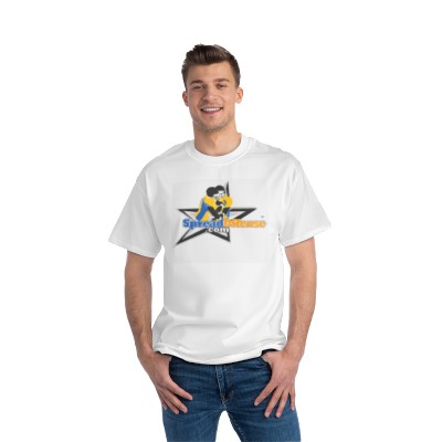 SpreadOffense.com (Beefy-T®  Short-Sleeve T-Shirt) Logo (Chest)