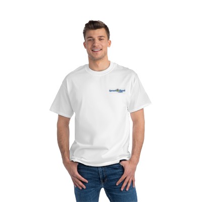 SpreadOffense.com (Beefy-T®  Short-Sleeve T-Shirt) Left Chest 