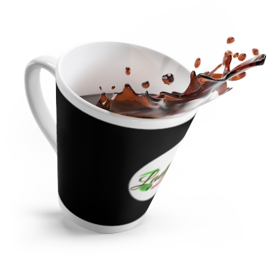 Lady Cee Lyric Logo in black Latte Mug