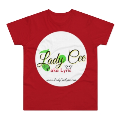 Lady Cee Lyric Logo Single Jersey Men's T-shirt Assorted Colors