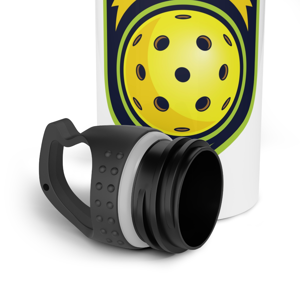 Pickleball Rookie - Crest Stainless Steel Water Bottle product thumbnail image