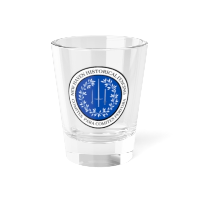 New Haven Historical Fencing Shot Glass, 1.5oz