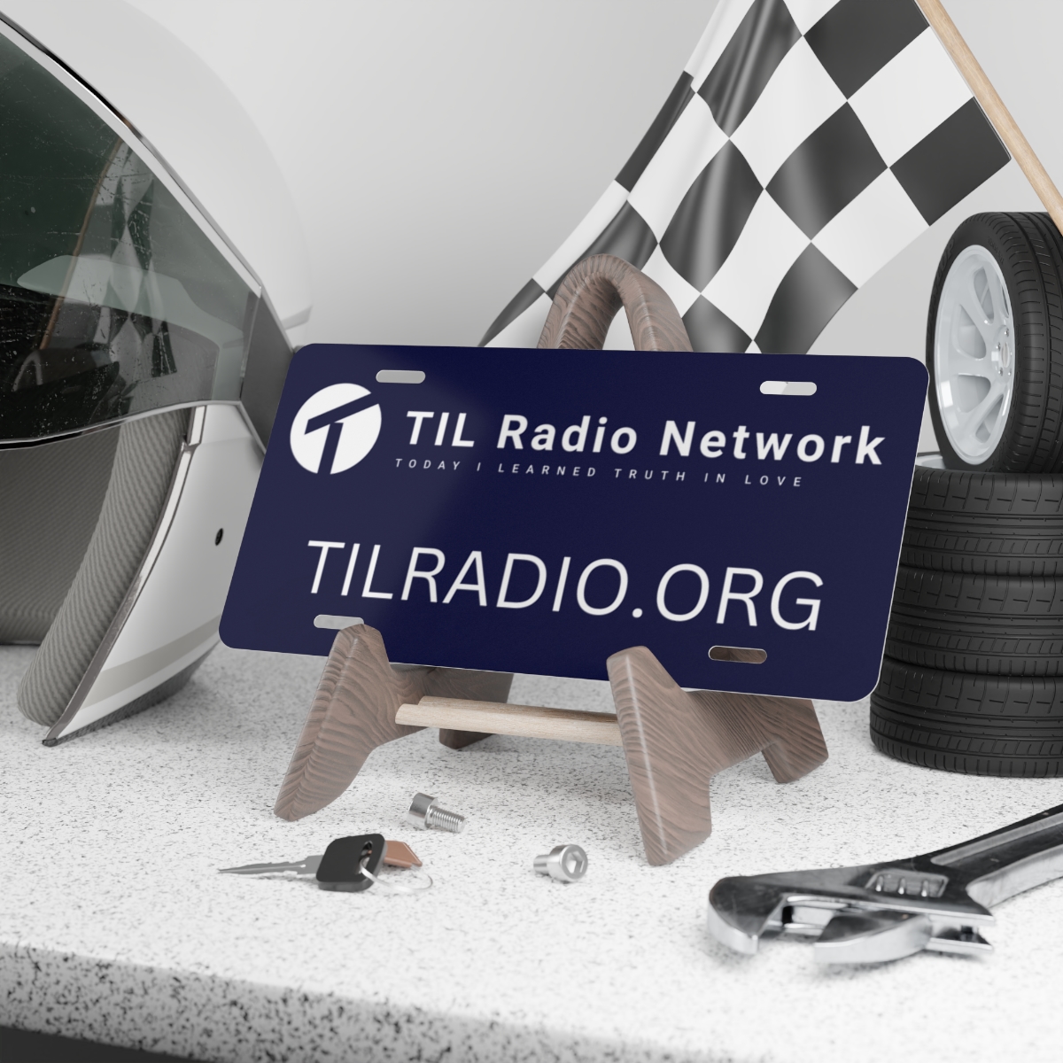TIL Radio License Plate product main image