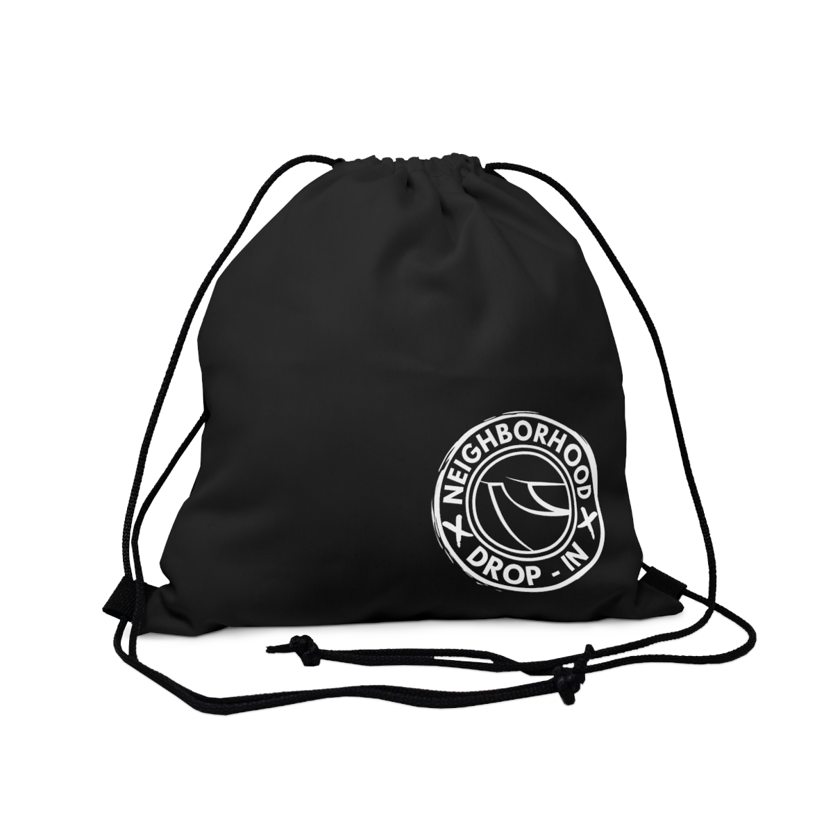 Drop In Drawstring Bag (Black) product main image