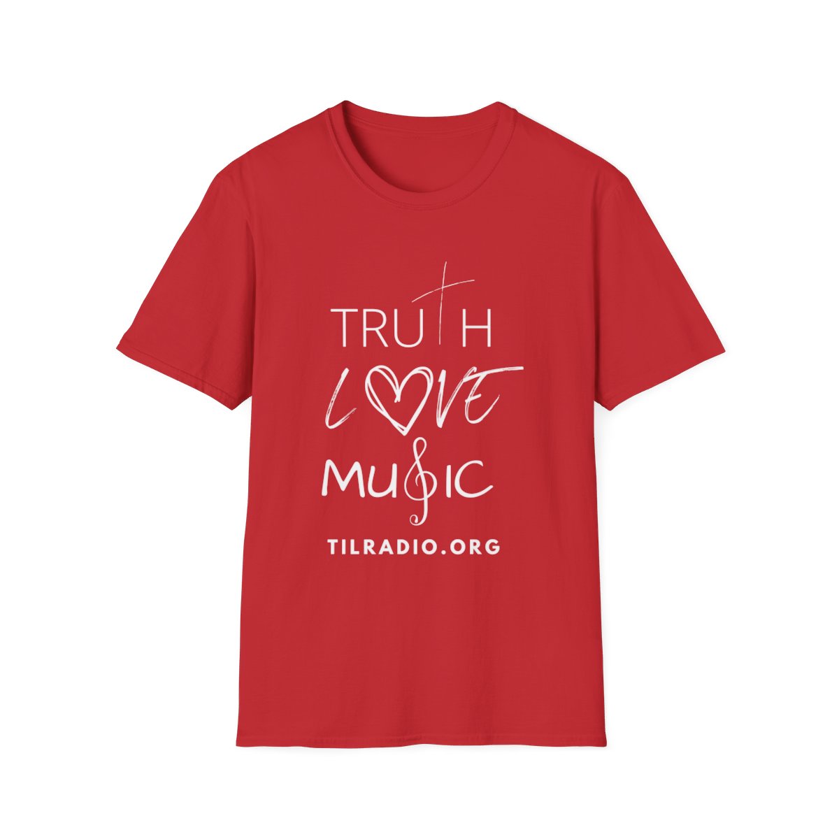 Truth Love Music Portrait - White text product thumbnail image