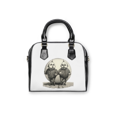 Tweedledum & Tweedledee Wonderland Shoulder Handbag