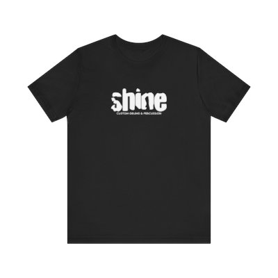 Shine Black Logo Tee