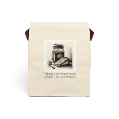 The Jam Wonderland Canvas Lunch Bag With Strap