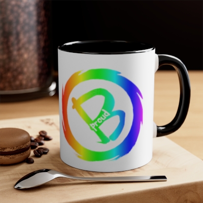 Coffee Mug, 11oz Rainbow B proud