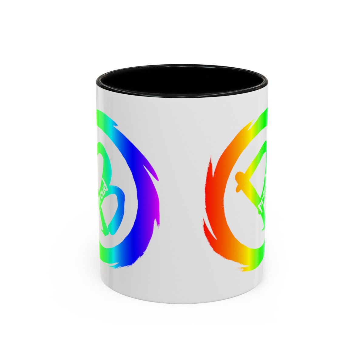 Coffee Mug, 11oz Rainbow B proud product main image