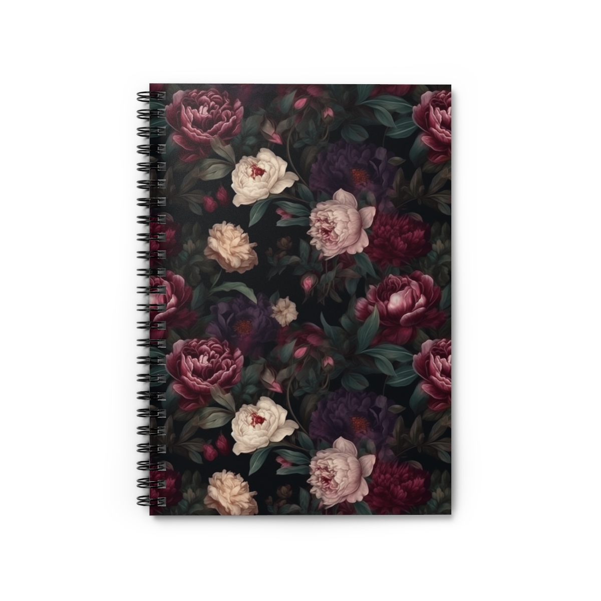 Queen of Ash and Shadow's Rose Garden Spiral Notebook - Ruled Line product thumbnail image