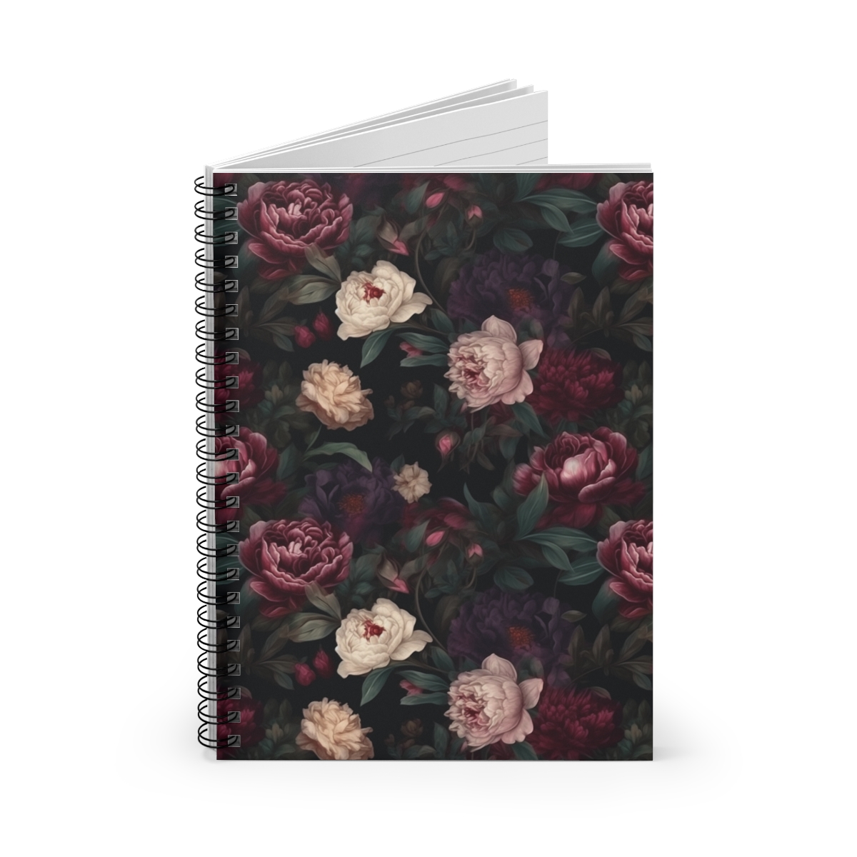 Queen of Ash and Shadow's Rose Garden Spiral Notebook - Ruled Line product thumbnail image