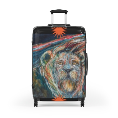 Sunset Lion Suitcase