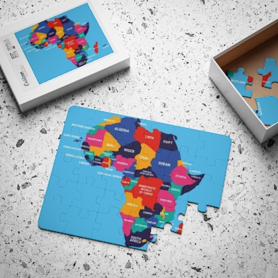 Africa Map Puzzle | Africa Kids' Puzzle, 30-Piece