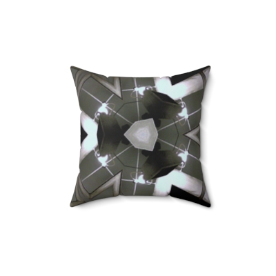 14" x 14" Faux Suede Pillow - Abstract Illumination Two 