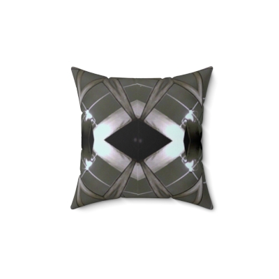 14" x 14" Faux Suede Pillow - Abstract Illumination Three
