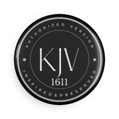 KJV Button Magnet, Round (1 & 10 pcs)