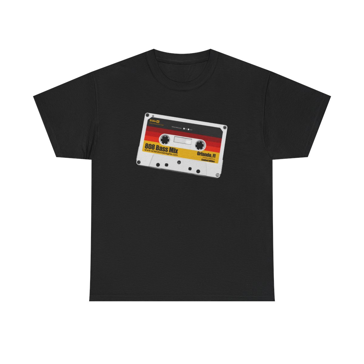 808 Bass Mix Cassette T Shirt Black product thumbnail image