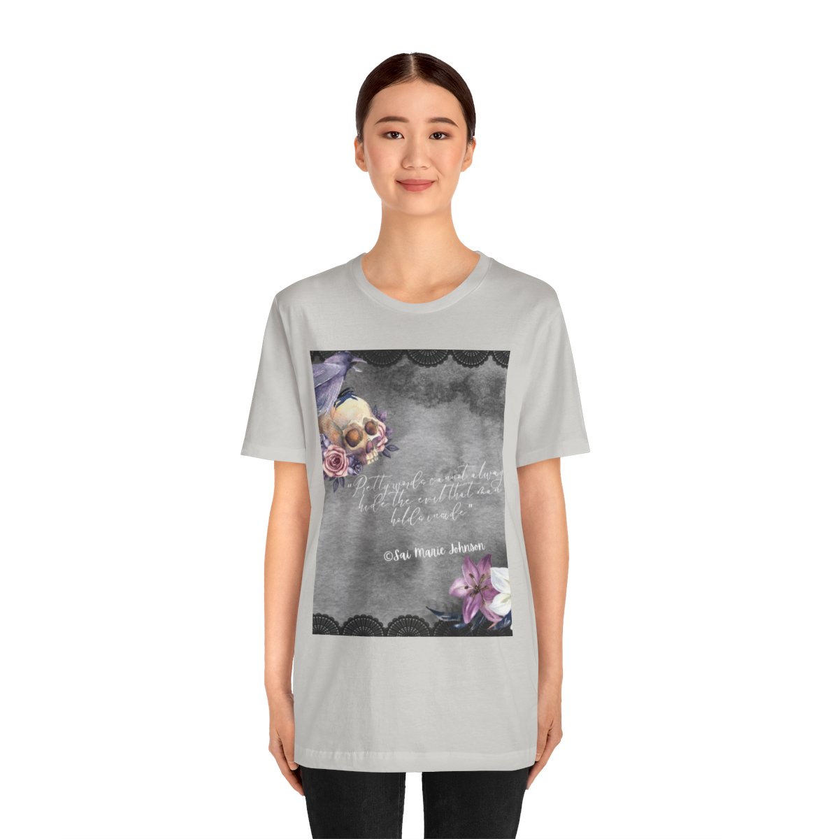 Pretty Words, Sai Marie Unisex Jersey Short Sleeve Tee product thumbnail image