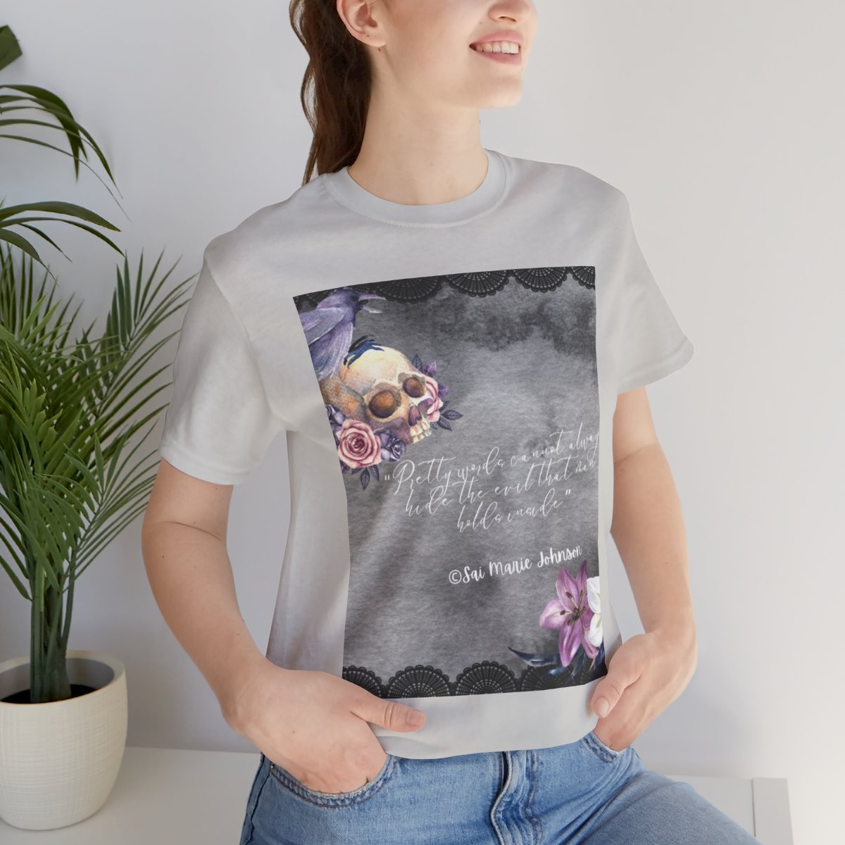 Pretty Words, Sai Marie Unisex Jersey Short Sleeve Tee product thumbnail image