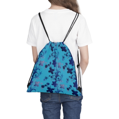 Blu Outdoor Drawstring Bag