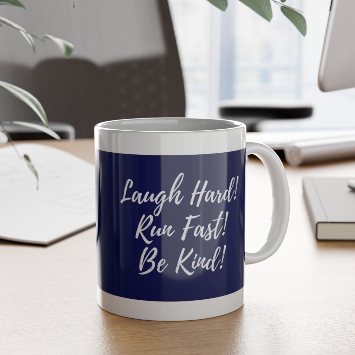 Laugh Hard! Run Fast! Be Kind! Doctor Who Mug product thumbnail image