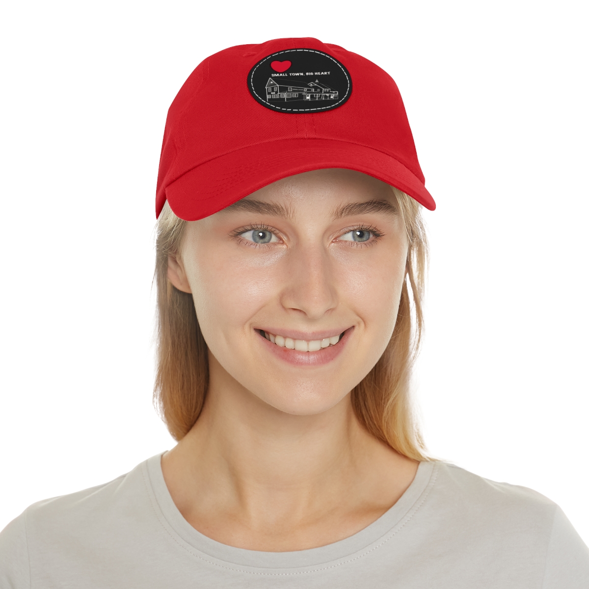 Hat with Leather Patch (Round) product main image