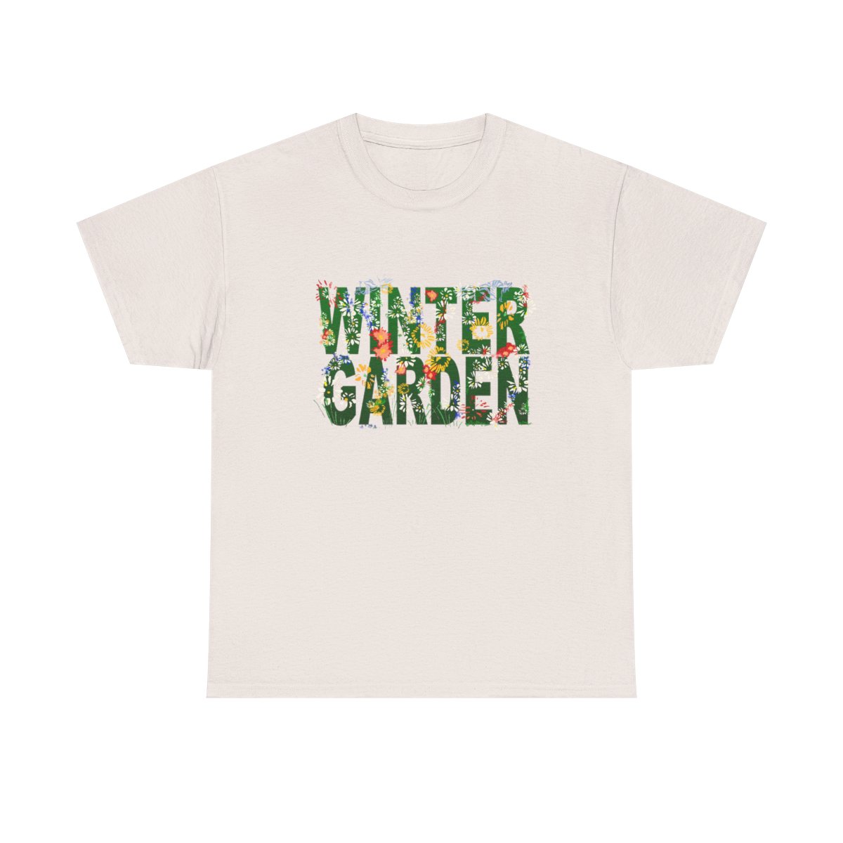 Winter Garden in Flowers T-shirt product main image