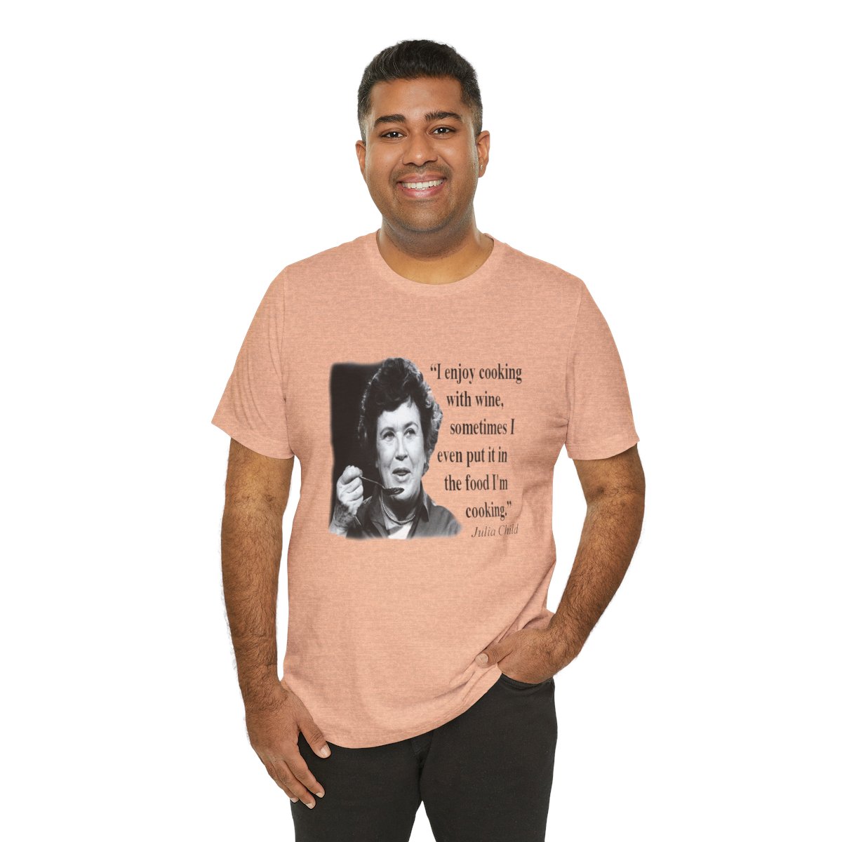 Julia Childs Cooking With Wine T-shirt product thumbnail image