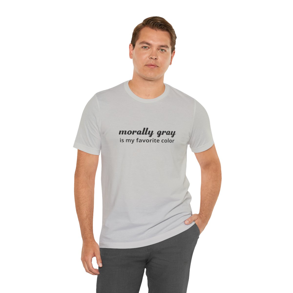 Morally Gray is My Favorite Color Bookish Short Sleeve Tee product thumbnail image