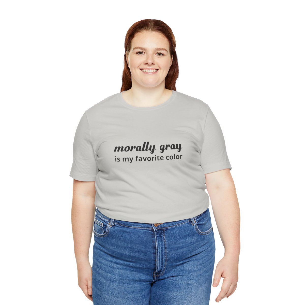 Morally Gray is My Favorite Color Bookish Short Sleeve Tee product thumbnail image