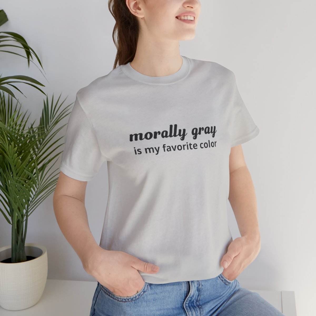 Morally Gray is My Favorite Color Bookish Short Sleeve Tee product main image