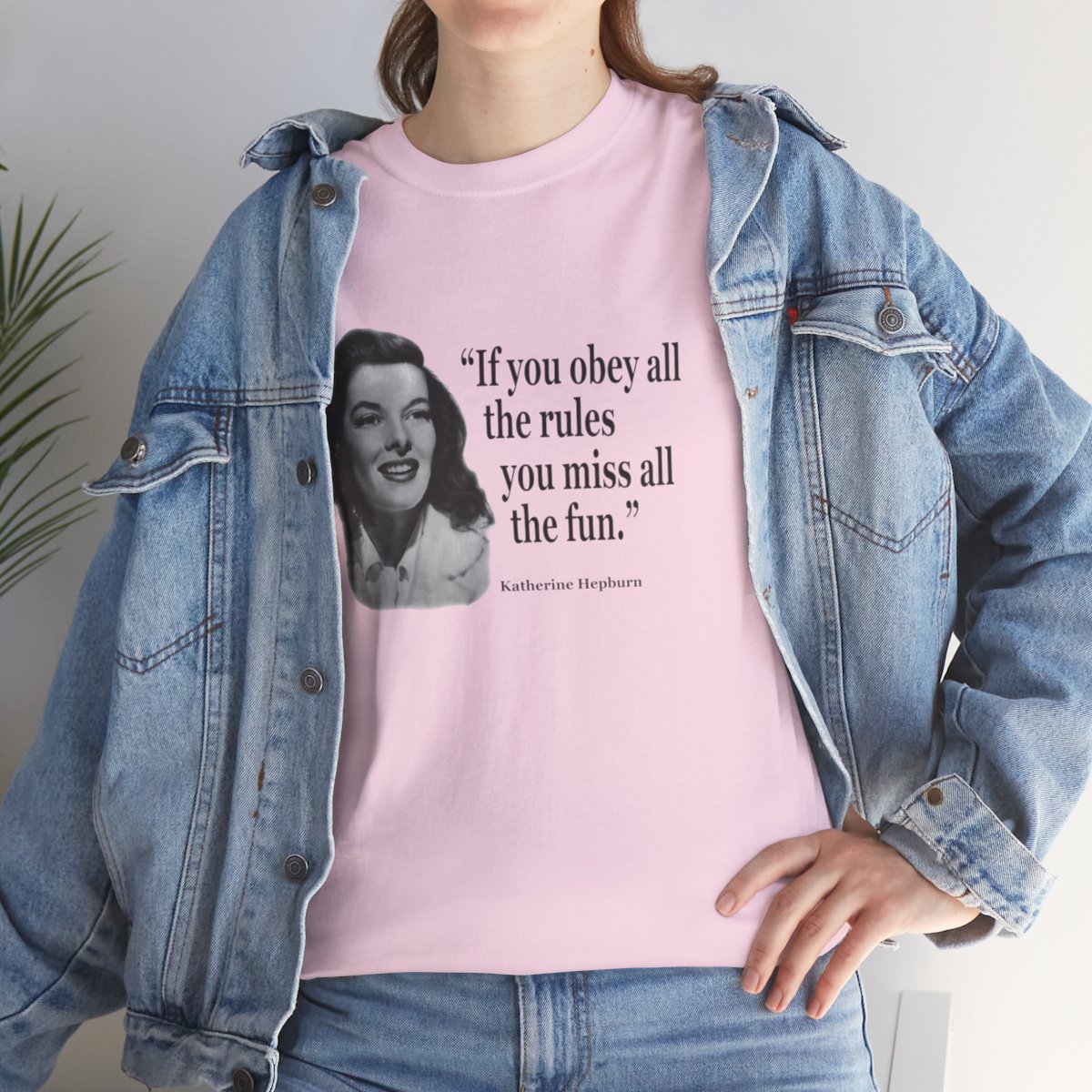The Wit of Katherine Hepburn Cotton T-Shirt product thumbnail image