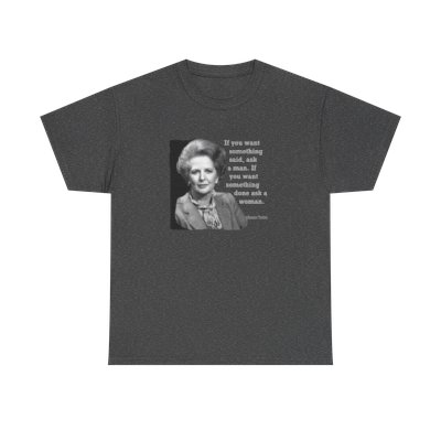 The Wit & Wisdom of Margaret Thatcher cotton Tee