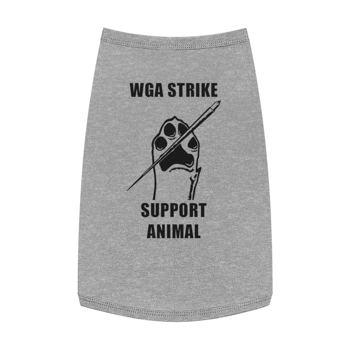 WGA Strike Support Animal Pet Tank Top  product thumbnail image