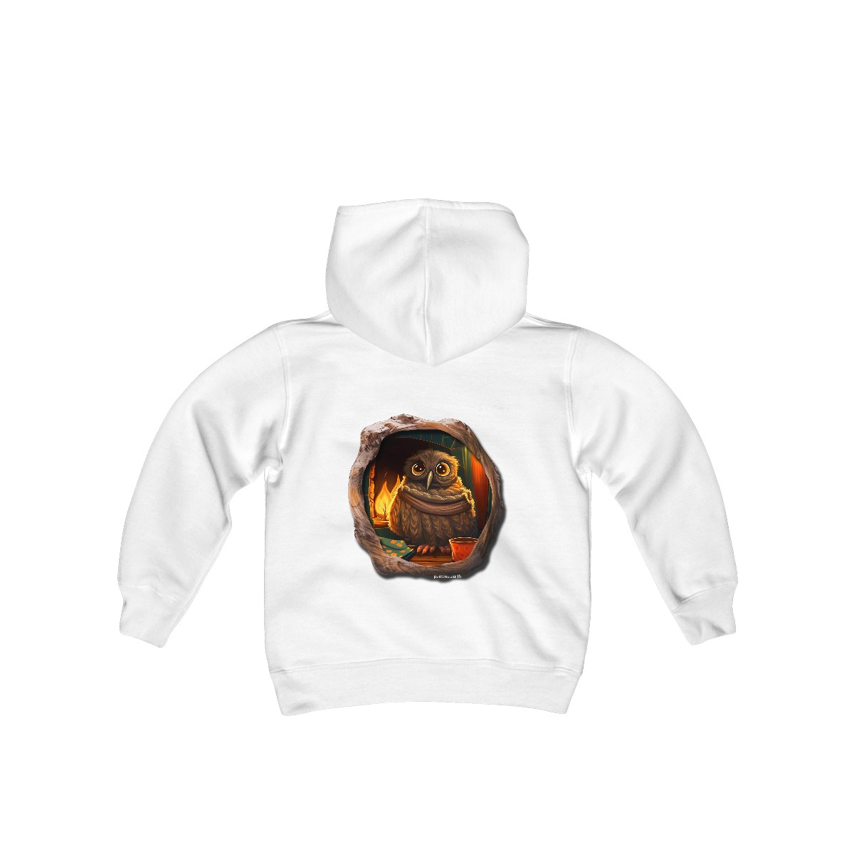 Official Peewee the Potoo youth hoodie - Cozy Peewee product thumbnail image
