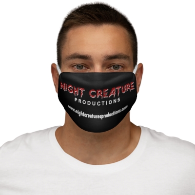 NIGHT CREATURE PRODUCTIONS logo Snug-Fit Polyester Face Mask