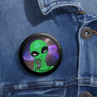 Alien High Life MG Custom Pin Buttons