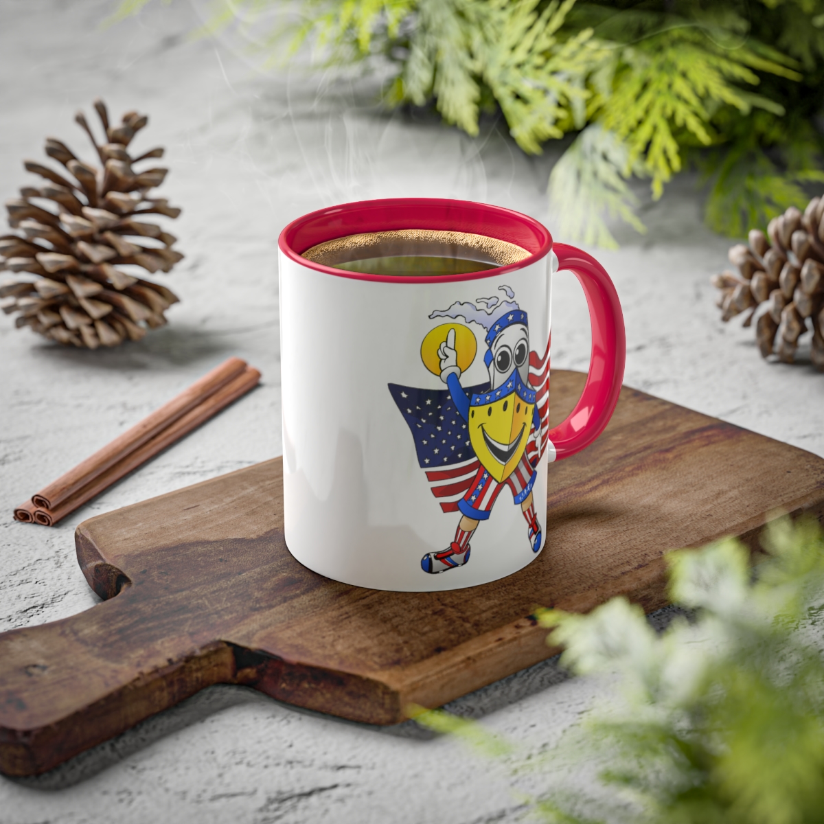 BUDDY CRUISE - PATRIOT Coffee Mug, 11oz (6 Colors!) product thumbnail image