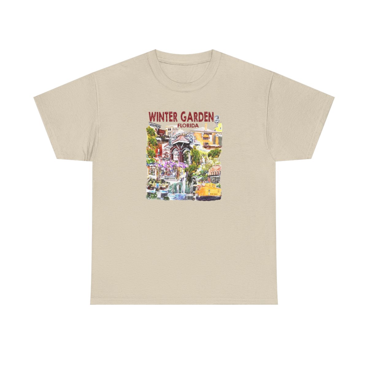 Historic Winter Garden Collage Tee product main image