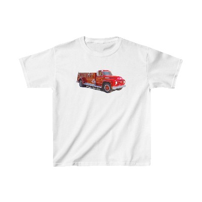 Kids Cotton T-shirt featuring the Heritage Fire Engine