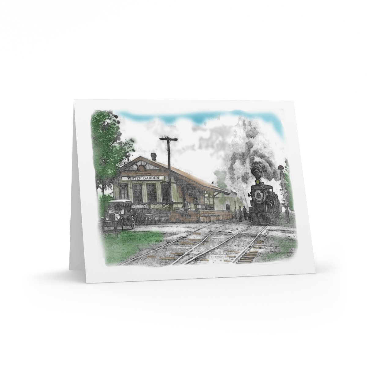 Winter Garden Depot Note Cards (8, 16, and 24 pcs) product thumbnail image